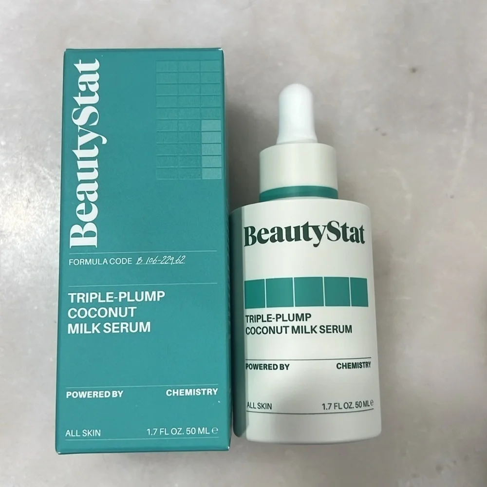 Beauty Stat Triple Plump Coconut Milk Face Serum NIB